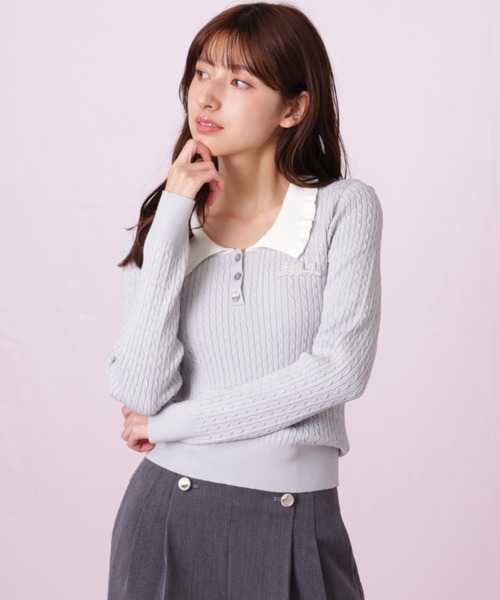 ジルスチュアート ビジューニット JILL by JILL STUART（ジルバイジルスチュアート） ニット セーター
