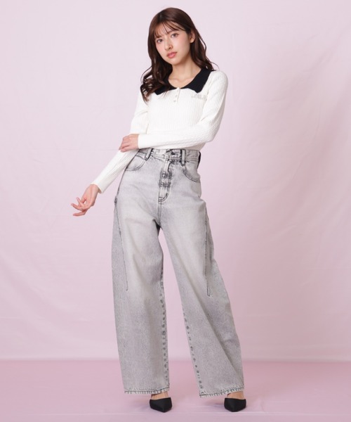 ジルスチュアート ビジューニット 楽天市場】ロゴジャガードビジューニット JILL by JILL STUART ジル