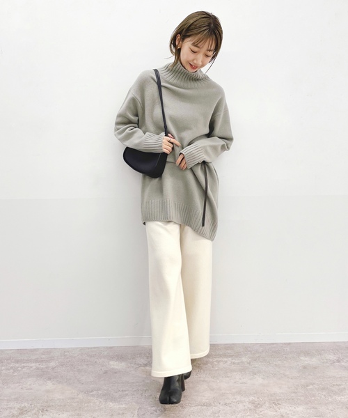 plage（プラージュ） ニットワンピース 36 グレー レディース