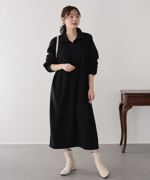 BLUEEAST（ブルーイースト） ワンピース ハーフジップフリース