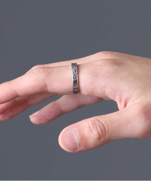 「LION HEART」 リング 19号 シルバー メンズ_画像8