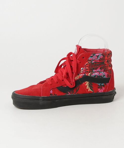 VANS（ヴァンズ） ハイカットスニーカー 23.5cm レッド レディース