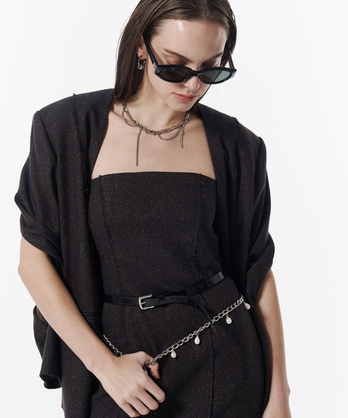 JOSE MOON（ジョゼムーン） ワンピース CUT OFF DETAILS DRESS/カット