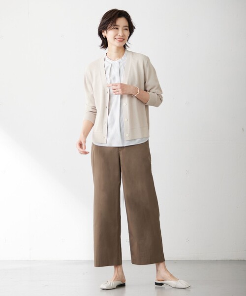 「J.PRESS」 半袖ブラウス MEDIUM ホワイト レディース_画像4