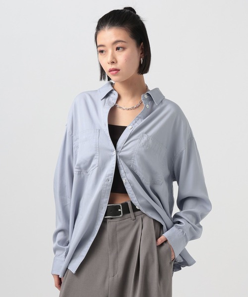 BAYFLOW ブラウス シャツ 2WAYスタンダードシャツ レディース BAYFLOW（ベイフロー） ブラウス シャツ 2WAYスタンダートシャツ