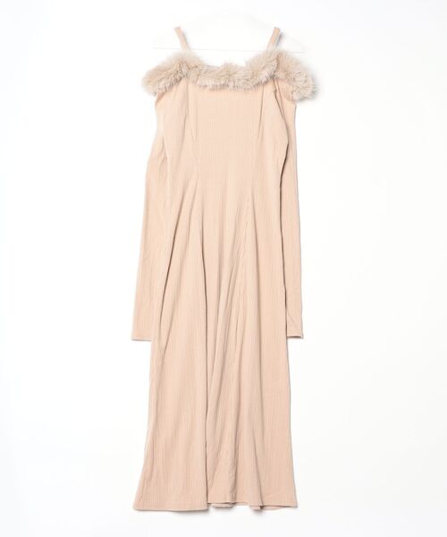 「EATME」 長袖ワンピース FREE ブラウン レディース_画像2