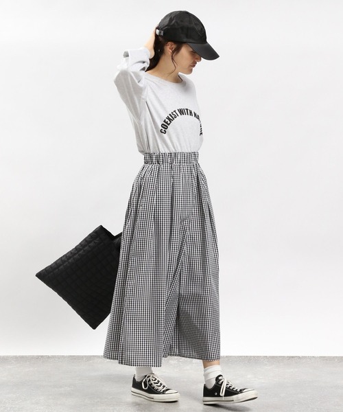 「GLOBAL WORK Smile Seed Store」 イージーパンツ MEDIUM ブラック レディース_画像3