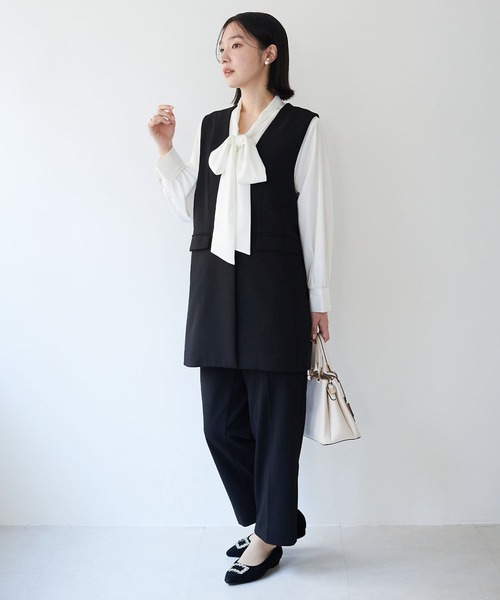 超美品　ESTNATIONロングベスト・ジレ セール】 ロングジレ （ベスト）｜ANY / エニィ ファッション通販