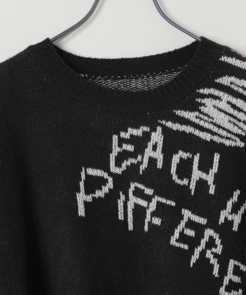 「JEANASIS」 長袖ニット FREE ブラック系その他 レディース_画像3