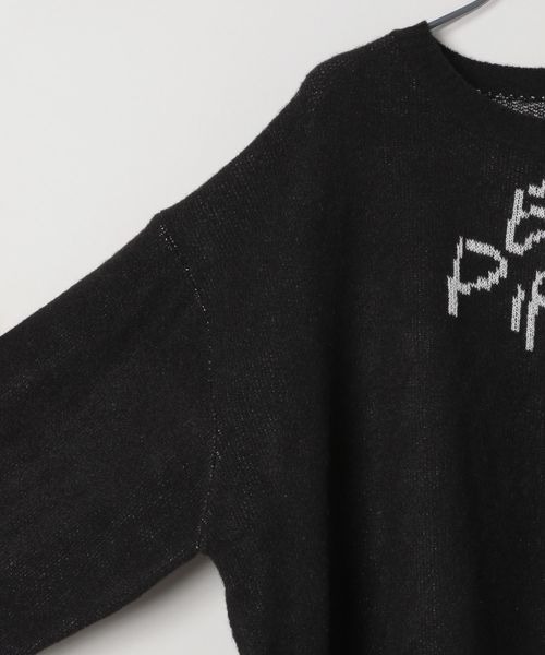 「JEANASIS」 長袖ニット FREE ブラック系その他 レディース_画像4