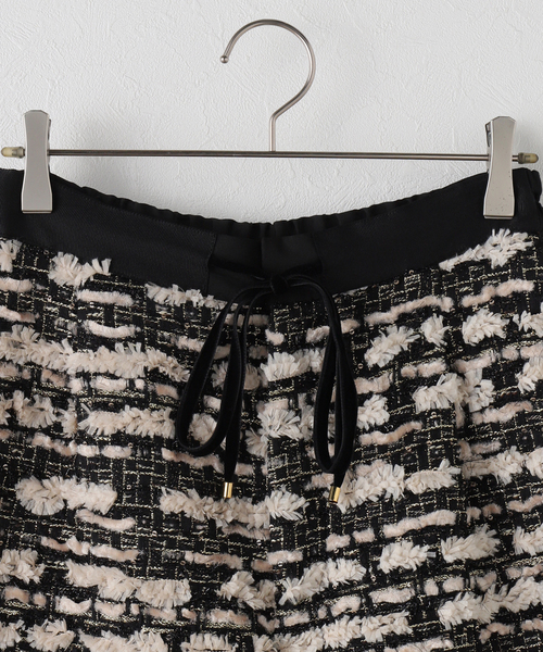 パンツ leur logette/ルールロジェット glam tweed short pants パンツ 05418 レディースの画像