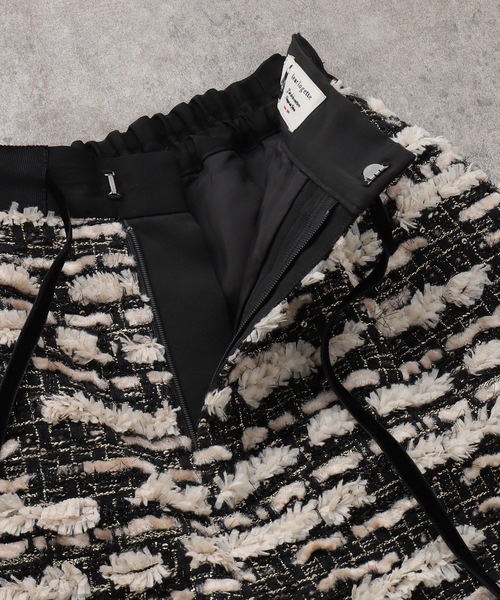 パンツ leur logette/ルールロジェット glam tweed short pants パンツ 05418 レディースの画像