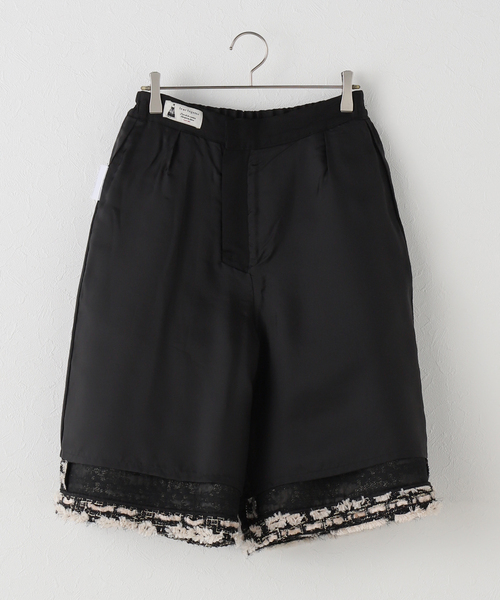 パンツ leur logette/ルールロジェット glam tweed short pants パンツ 05418 レディースの画像