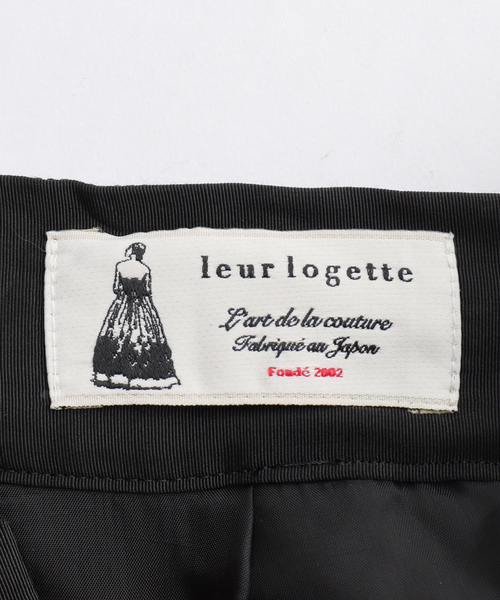 パンツ leur logette/ルールロジェット glam tweed short pants パンツ 05418 レディースの画像