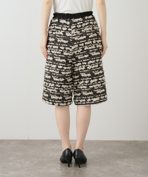 パンツ leur logette/ルールロジェット glam tweed short pants パンツ 05418 レディースの画像