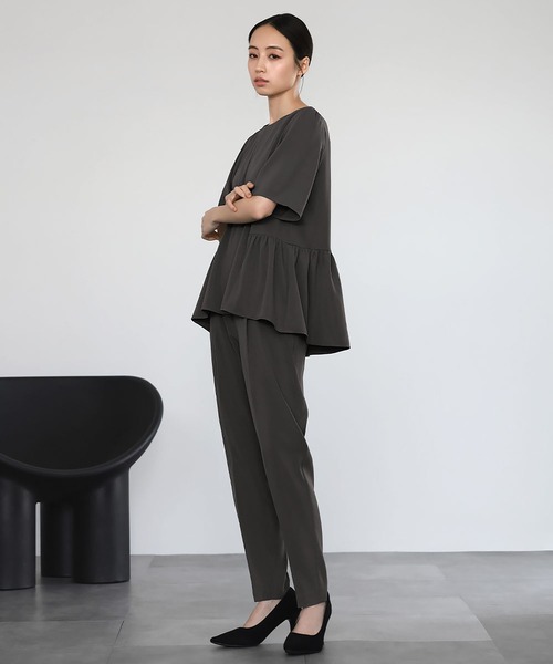 「Flolia」 セットアップ S ベージュ レディース_画像4