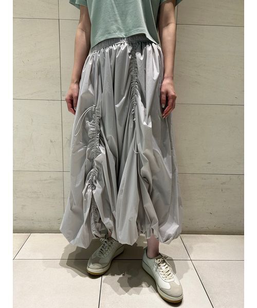 【emmi atelier】撥水バルーンスカート emmi スカート ドロストバルーンスカート/撥水 : ZOZOTOWN Yahoo!店