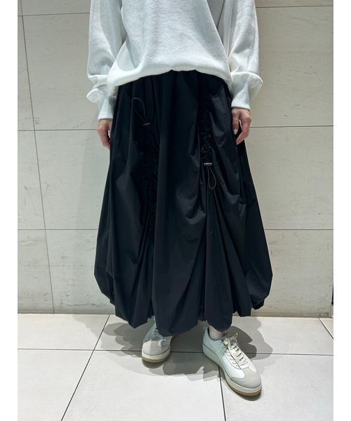 【emmi atelier】撥水バルーンスカート emmi スカート ドロストバルーンスカート/撥水 : ZOZOTOWN Yahoo!店