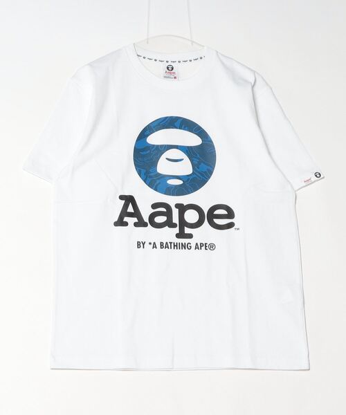 「AAPE BY A BATHING APE」 半袖Tシャツ - ホワイト メンズ_画像10