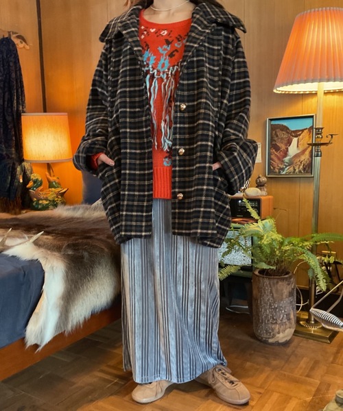 「Unitage」 長袖ニット FREE レッド レディース_画像4