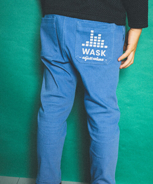 「WASK」 「KIDS」イージーパンツ 130cm ブルー キッズ_画像3