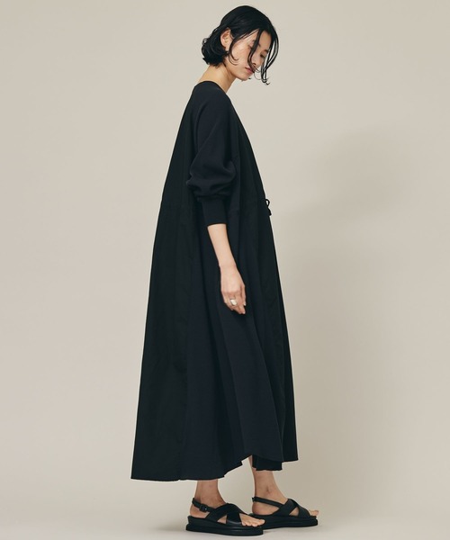 「Curensology」 長袖ワンピース FREE ブラック レディース_画像3