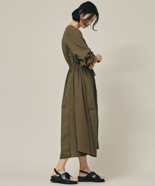 「Curensology」 長袖ワンピース FREE ブラック レディース_画像6