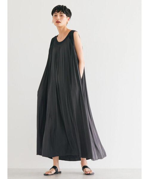 「AMERICAN HOLIC」 ノースリーブワンピース M チャコールグレー レディース_画像2