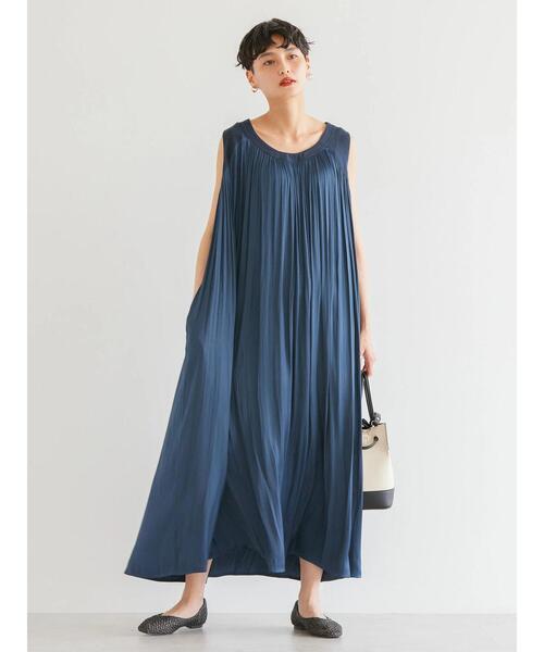 「AMERICAN HOLIC」 ノースリーブワンピース M チャコールグレー レディース_画像4
