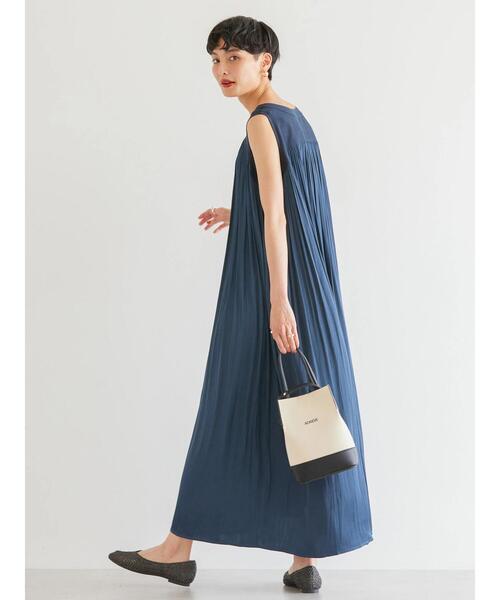 「AMERICAN HOLIC」 ノースリーブワンピース M チャコールグレー レディース_画像5