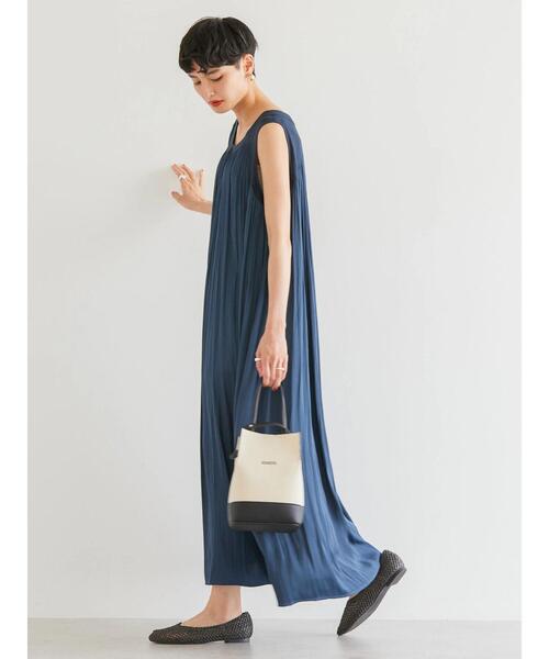 「AMERICAN HOLIC」 ノースリーブワンピース M チャコールグレー レディース_画像6