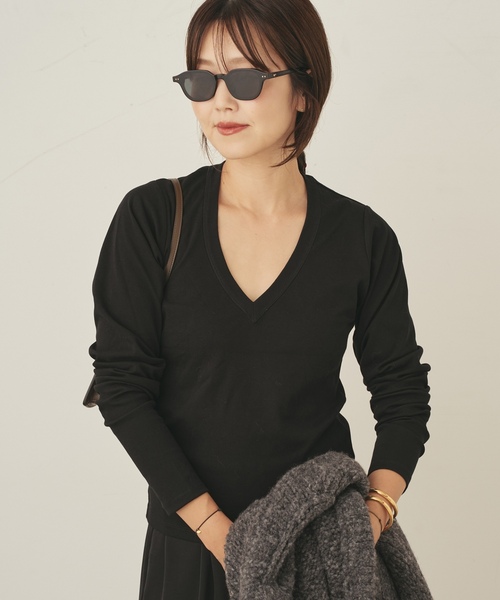 「Plage」 長袖カットソー FREE アイボリー レディース_画像8