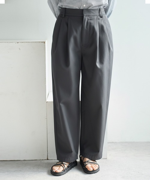 mil（ミル） ワイドパンツ チノパン バレルレッグ チノパンツ「586140