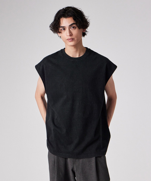 PS Paul Smith tシャツ ヴィンテージライク ノースリーブTシャツ 