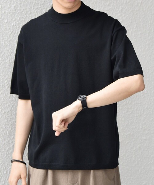 SHIPS any tシャツ any:「手洗い可能」ハイゲージ ニット リネン
