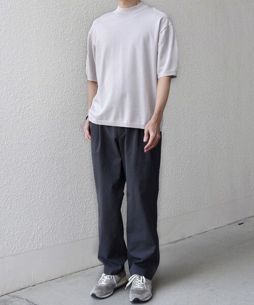 SHIPS any tシャツ any:「手洗い可能」ハイゲージ ニット リネン
