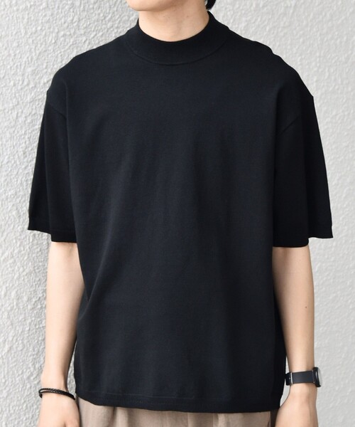 SHIPS any tシャツ any:「手洗い可能」ハイゲージ ニット リネン