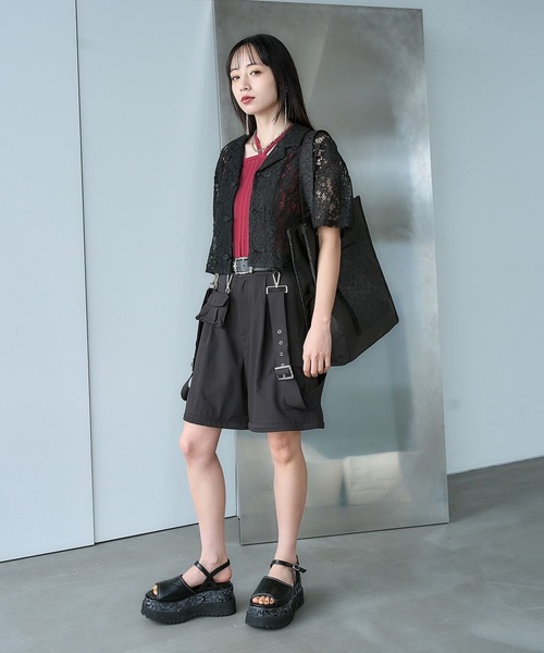 HARE（ハレ） ワイドパンツ カーゴパンツ 「接触冷感」マルチWAYサス
