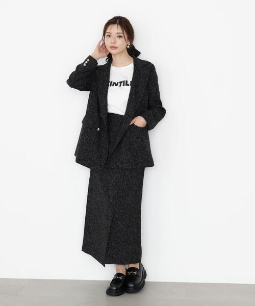 「PROPORTION BODY DRESSING」 スカート MEDIUM ブラック系その他 レディースの画像