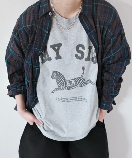 journal standard LUXE シャーリングチェックBigシャツ JOURNAL STANDARD LUXE（ジャーナルスタンダード ラックス） ブラウス