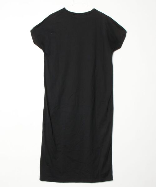 「ATON」 Tシャツワンピース 2 ブラック レディース_画像2