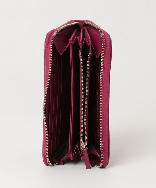 【美品】グッチ シマ 三つ折り財布 パープル グレージュ GUCCI（グッチ） グッチシマ 財布 - パープル レディース : ZOZOTOWN