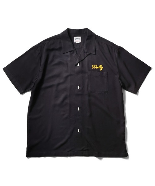 新品タグ付き＊HOUSTON パイルボーリングシャツ ブラック XL HOUSTON（ヒューストン） シャツ ボーリングシャツ(BAR) メンズ
