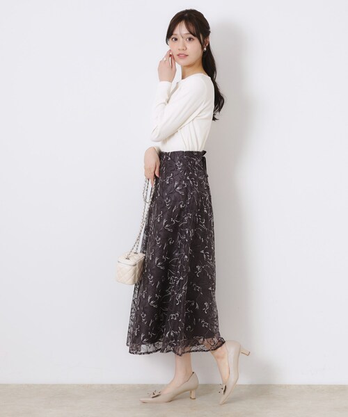 「couture brooch」 長袖カットソー 38 ベビーピンク レディース_画像3