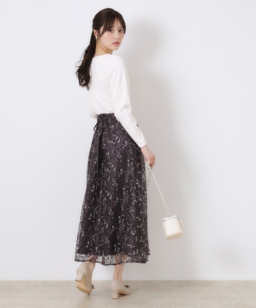 「couture brooch」 長袖カットソー 38 ベビーピンク レディース_画像4