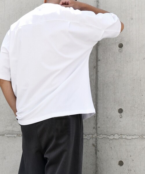 「SHIPS any」 半袖Tシャツ MEDIUM ホワイト メンズ_画像8