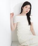 ワンピース 半袖 「中川紅葉さん着用」透かし編...の詳細画像5