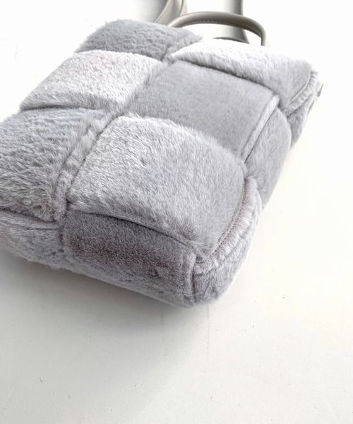 「Q」 2WAYバッグ ONE SIZE ライトグレー レディース_画像5