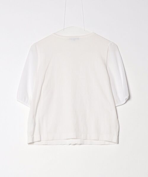 「TO BE CHIC」 半袖ブラウス 42 ホワイト レディース_画像2