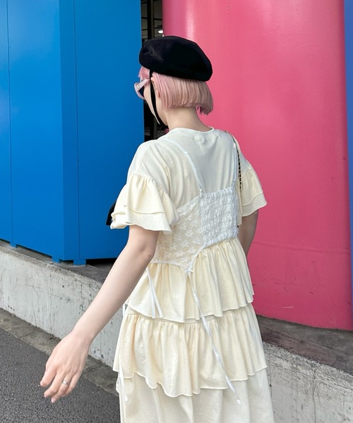Alley Tokyo ワンピース 「復刻！」半袖になったフリフリカットワンピ